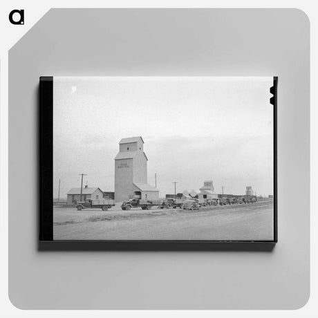 アートパネル-Texas Wheat Elevator
 - ラッセル リー Canvas.