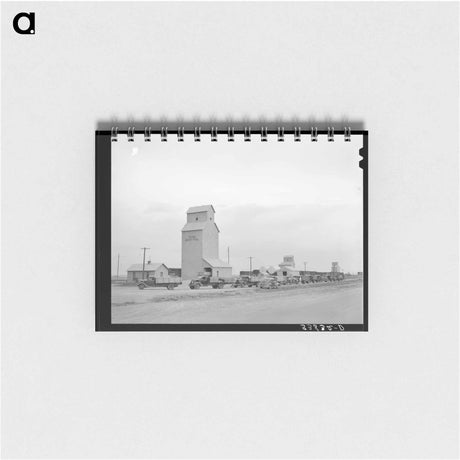 アートメモ帳-Texas Wheat Elevator
 - ラッセル リー Memo.