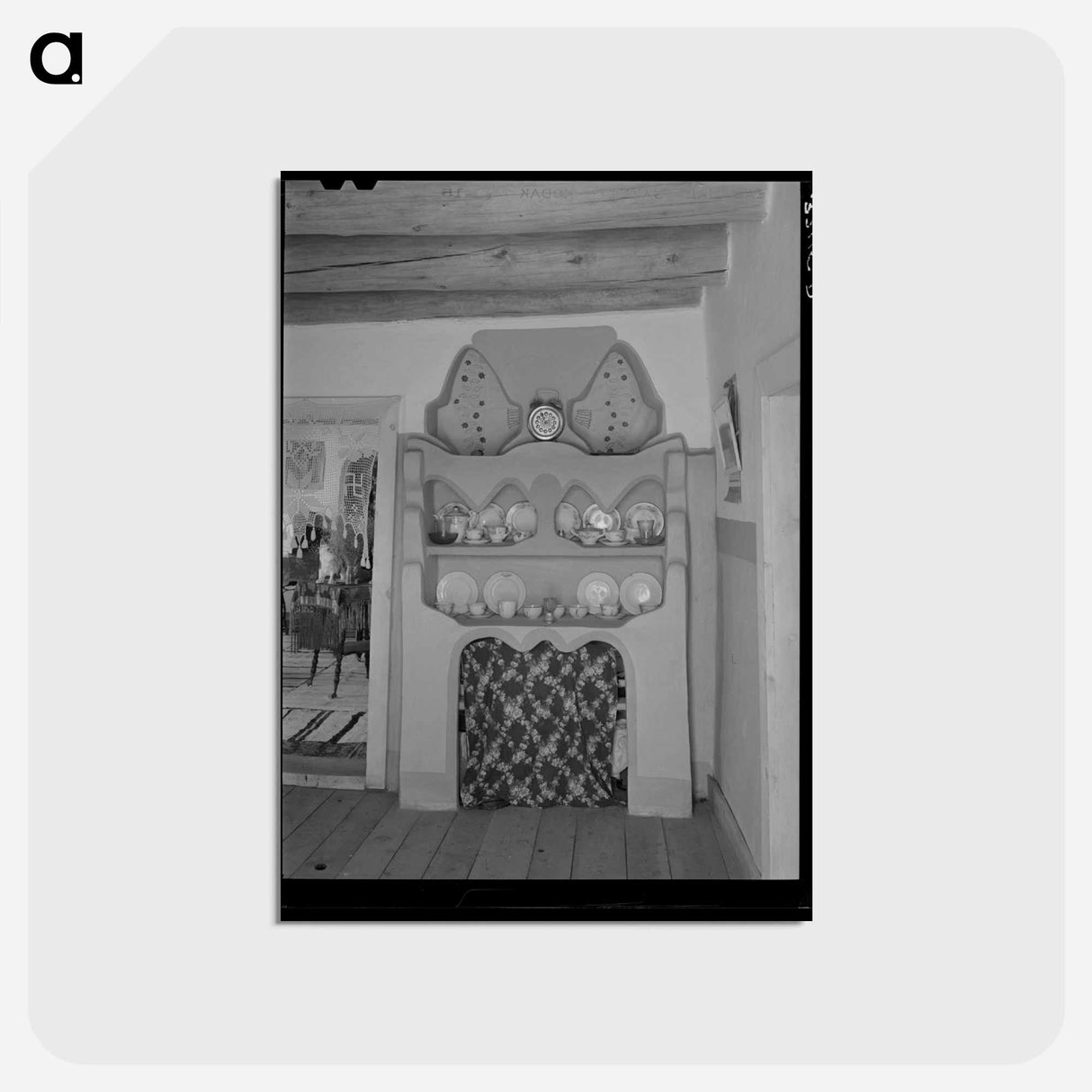 アートポストカード-Adobe Cupboard, Chamisal
 - ラッセル リー Postcard.
