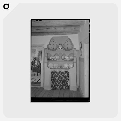 アートポストカード-Adobe Cupboard, Chamisal
 - ラッセル リー Postcard.