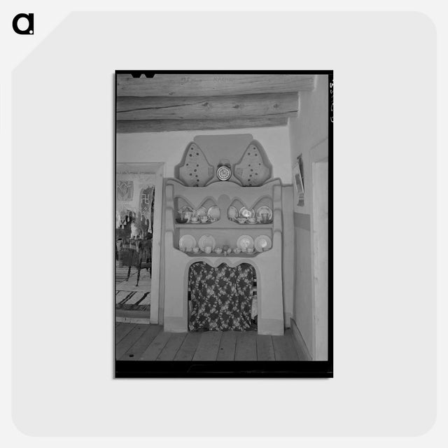 アートポストカード-Adobe Cupboard, Chamisal
 - ラッセル リー Postcard.