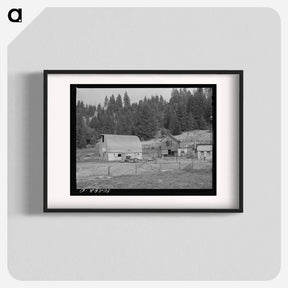 アートポスター-Yakima County Barn
 - ラッセル リー Poster.