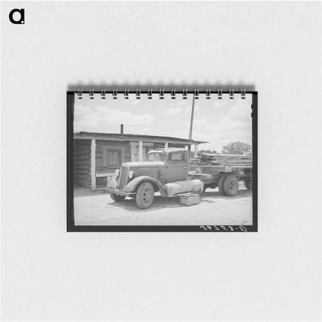 アートメモ帳-Pie Town Lumber Truck
 - ラッセル リー Memo.