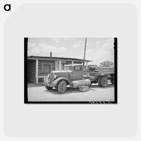 アートポストカード-Pie Town Lumber Truck
 - ラッセル リー Postcard.