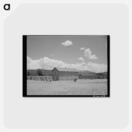 アートポストカード-Costilla Meeting Hall
 - ラッセル リー Postcard.