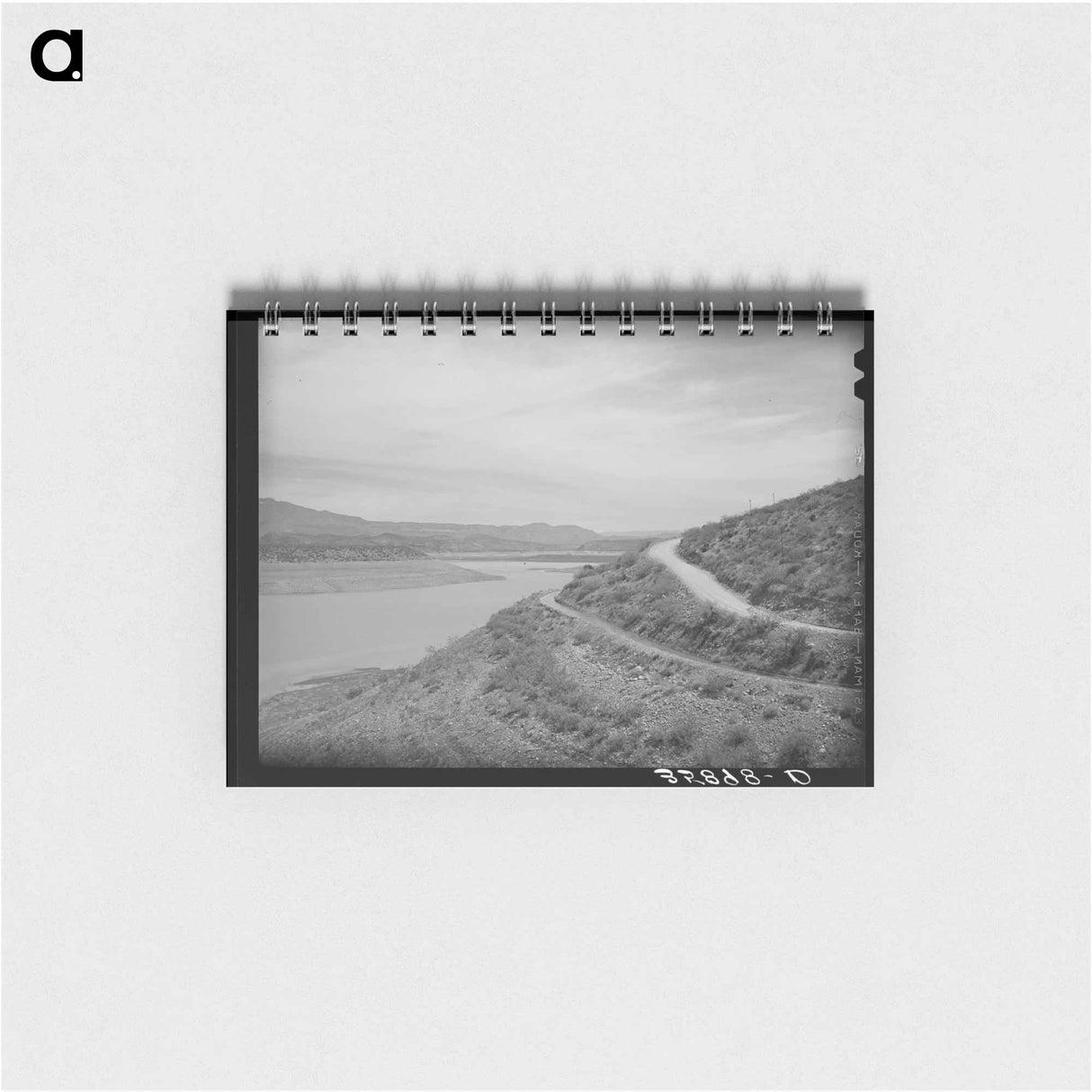 アートメモ帳-Reservoir of Roosevelt Dam
 - ラッセル リー Memo.