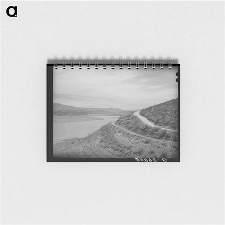 アートメモ帳-Reservoir of Roosevelt Dam
 - ラッセル リー Memo.