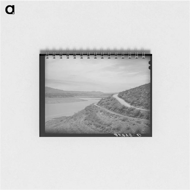 アートメモ帳-Reservoir of Roosevelt Dam
 - ラッセル リー Memo.