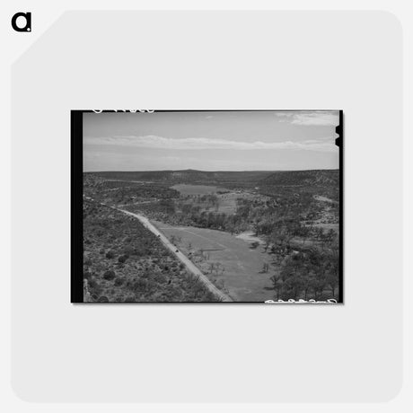 アートポストカード-Countryside, Kimble County, Texas
 - ラッセル リー Postcard.
