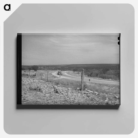 アートパネル-Kimble County Landscape
 - ラッセル リー Canvas.