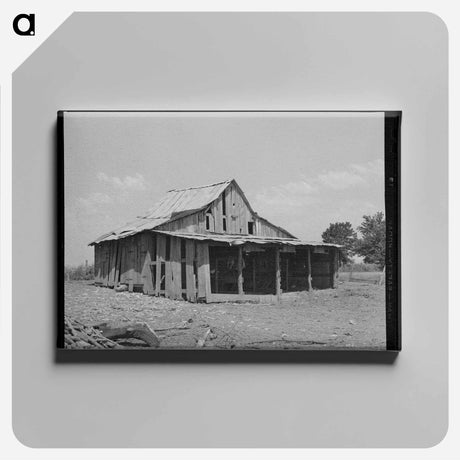 アートパネル-Tenant Farmer's Barn
 - ラッセル リー Canvas.