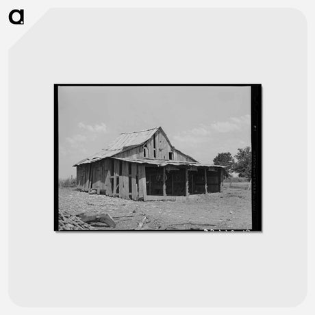 アートポストカード-Tenant Farmer's Barn
 - ラッセル リー Postcard.