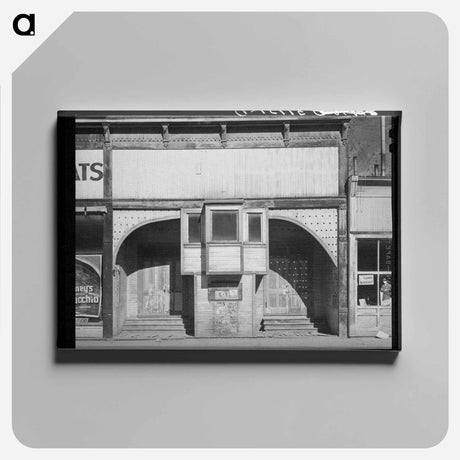 アートパネル-Abandoned Theater Entrance
 - ラッセル リー Canvas.