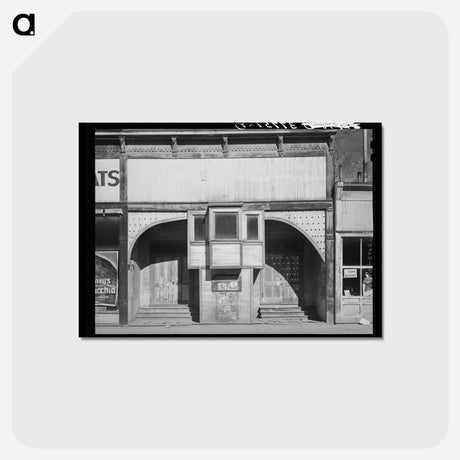 アートポストカード-Abandoned Theater Entrance
 - ラッセル リー Postcard.