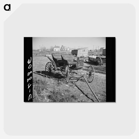 アートポストカード-Old Surrey, Des Lacs, North Dakota
 - ラッセル リー Postcard.
