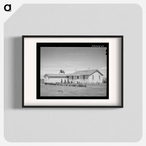 アートポスター-Manager's House, FSA Labor Camp
 - ラッセル リー Poster.