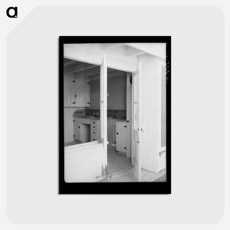 アートポストカード-Chandler Kitchen Interior
 - ラッセル リー Postcard.
