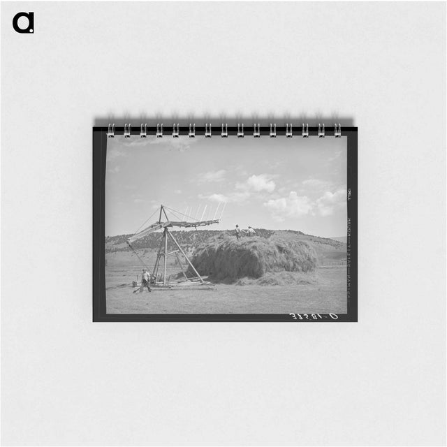 アートメモ帳-Stocking Hay, Ouray County
 - ラッセル リー Memo.