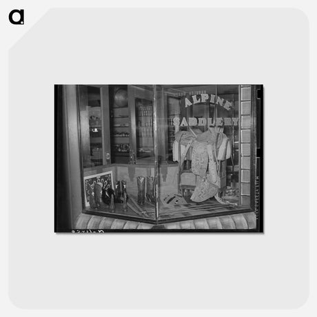 アートポストカード-Saddle and Ranch Supply
 - ラッセル リー Postcard.