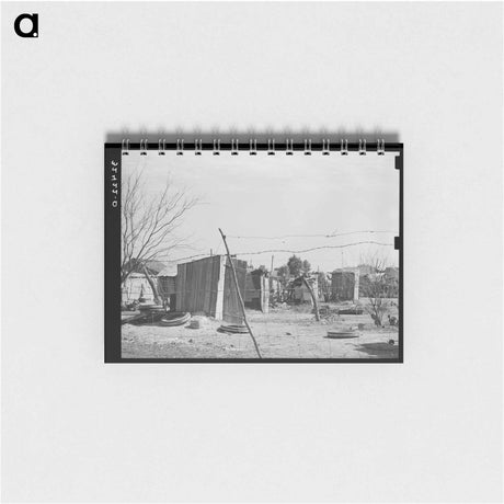 アートメモ帳-Backyard Privies of Crystal City
 - ラッセル リー Memo.