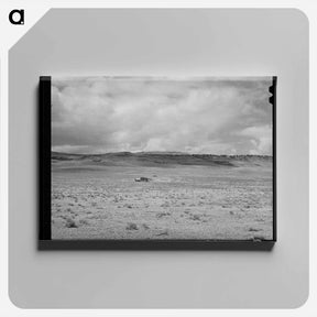 アートパネル-Isolated House on the Range
 - ラッセル リー Canvas.