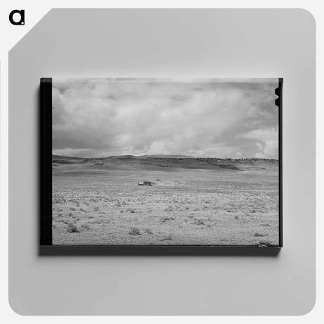 アートパネル-Isolated House on the Range
 - ラッセル リー Canvas.