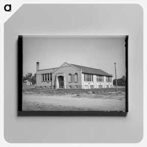 アートパネル-Schoolhouse, Mendon, Utah
 - ラッセル リー Canvas.