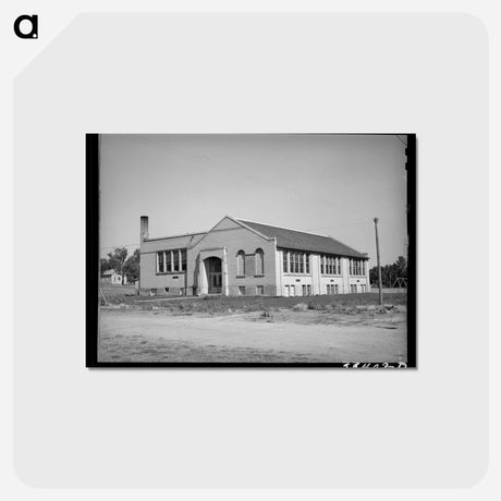 アートポストカード-Schoolhouse, Mendon, Utah
 - ラッセル リー Postcard.