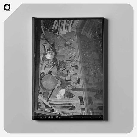 アートパネル-Hardware Store Window
 - ラッセル リー Canvas.