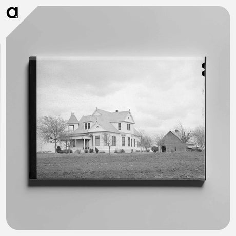 アートパネル-Travis County Farmhouse
 - ラッセル リー Canvas.