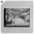 アートパネル-Bisbee Housetops
 - ラッセル リー Canvas.