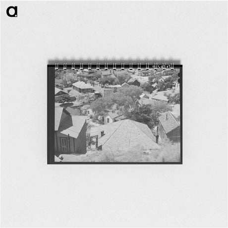 アートメモ帳-Bisbee Housetops
 - ラッセル リー Memo.