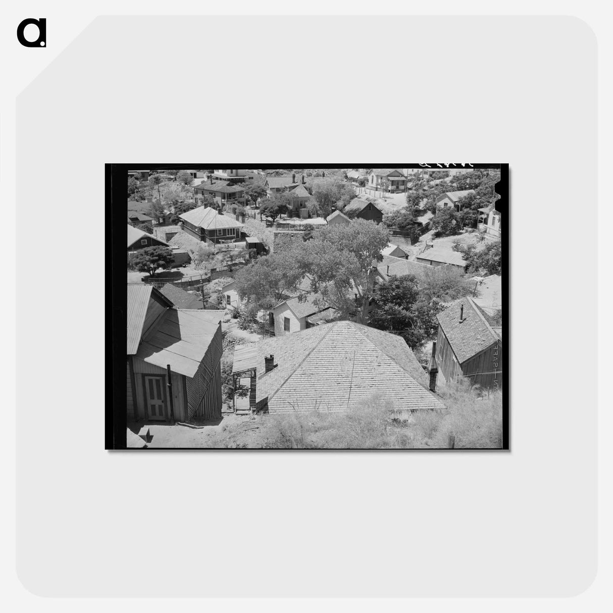 アートポストカード-Bisbee Housetops
 - ラッセル リー Postcard.