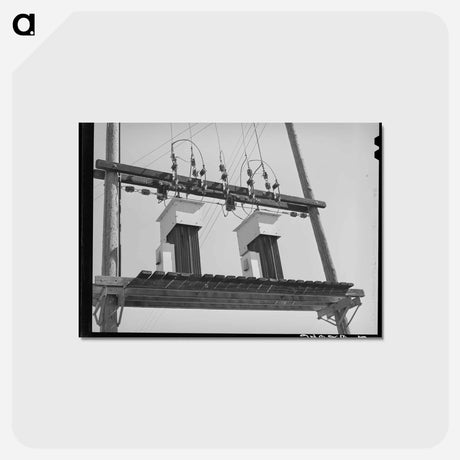 アートポストカード-Electric Transformers
 - ラッセル リー Postcard.