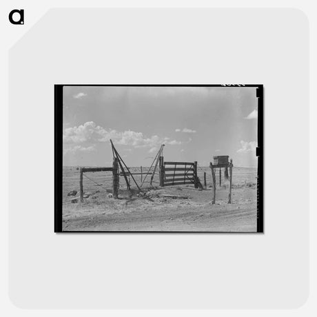 アートポストカード-Ranch Scene Near Marfa
 - ラッセル リー Postcard.