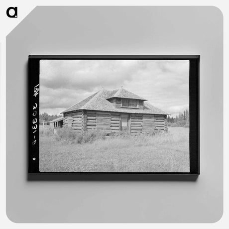 アートパネル-Abandoned Log Cabin
 - ラッセル リー Canvas.