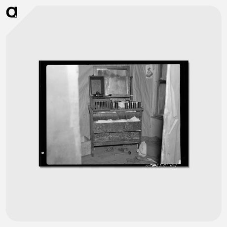 アートポストカード-Ingraham-Smallwood Bedroom
 - ラッセル リー Postcard.