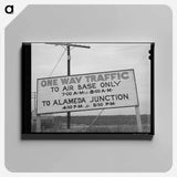 アートパネル-One Way Traffic, Corpus Christi
 - ラッセル リー Canvas.