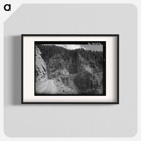 アートポスター-Built-up Roads Across Gulleys
 - ラッセル リー Poster.