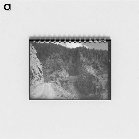 アートメモ帳-Built-up Roads Across Gulleys
 - ラッセル リー Memo.