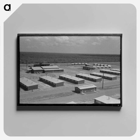 アートパネル-Migratory Labor Camp, Sinton, Texas
 - ラッセル リー Canvas.