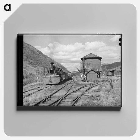 アートパネル-Telluride Railway Yards
 - ラッセル リー Canvas.