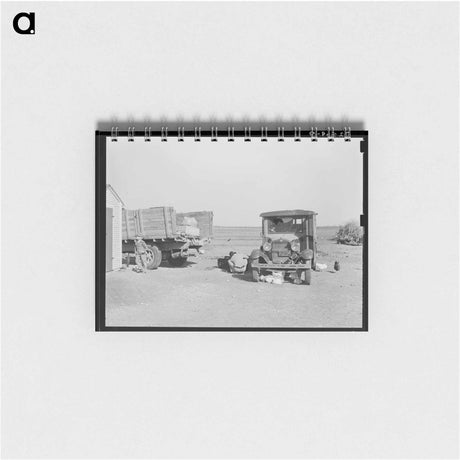 アートメモ帳-Pump House on Farm
 - ラッセル リー Memo.