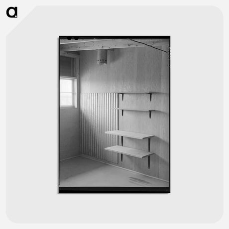 アートポストカード-Kitchen Shelves
 - ラッセル リー Postcard.