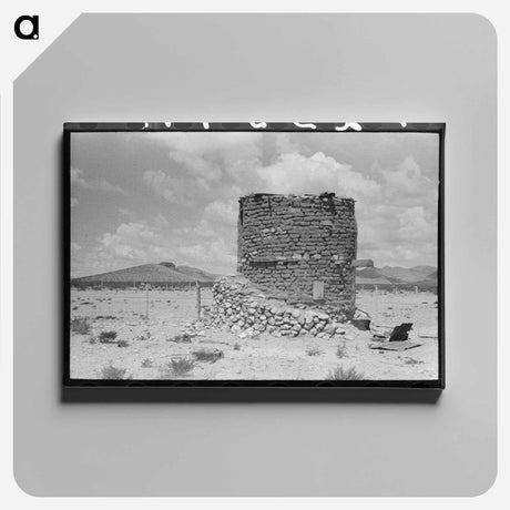 アートパネル-Abandoned Edifice, U.S. 85
 - ラッセル リー Canvas.