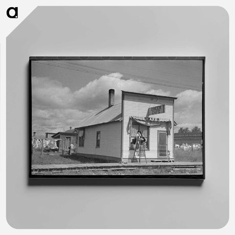 アートパネル-Cheer Cafe, Cook, Minnesota
 - ラッセル リー Canvas.