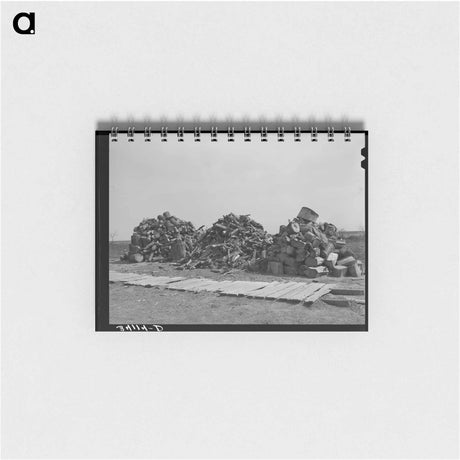 アートメモ帳-Woodpile on Farmstead
 - ラッセル リー Memo.