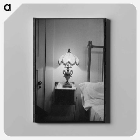アートパネル-Bedroom with Lamp
 - ラッセル リー Canvas.
