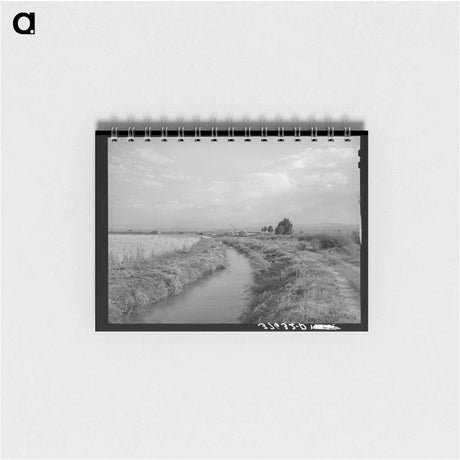 アートメモ帳-Irrigation Ditch to Farm, Montrose
 - ラッセル リー Memo.