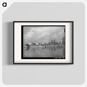 アートポスター-Oil Refinery, Port of Houston
 - ラッセル リー Poster.